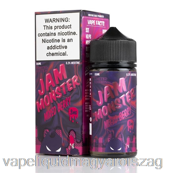 Vegyes Bogyó - Lekváros Szörny - 100ml 6mg Vape Folyadék